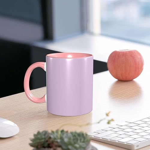 Miniatura 3 de Vbmxpz Taza de café de cerámica de 12 onzas, tazas de café con asa, regalos de Navidad para mujeres y hombres, trabajo de oficina