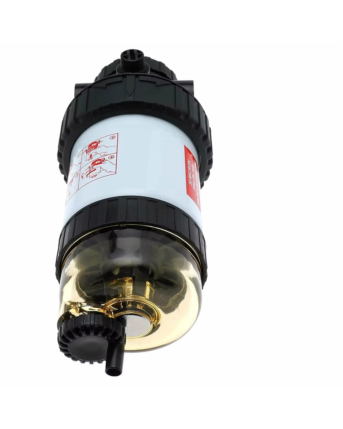 Para Conjunto De Filtro De Combustible FM100 Series 3780931M1 30 Micras | Reemplaza a BF7783-D, incluye 2 accesorios y 2 enchufes.