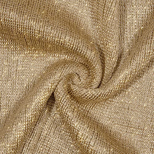 Rheane Gold Shawl for Women Shawls and Wraps for Evening Dresses Women Pashmina Wrap Pashmina Rave Elegant Evening Wear (with Gold Glitter)