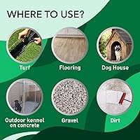 Vista 3 de Odorcide, Thornell KOE Concentrado eliminador de olores para perreras, ideal para jaulas, carreras, suelos y más, eliminador de olores de mascotas