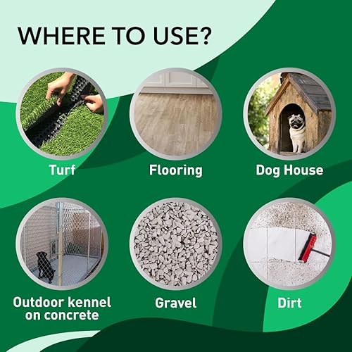 Miniatura 3 de Odorcide, Thornell KOE Concentrado eliminador de olores para perreras, ideal para jaulas, carreras, suelos y más, eliminador de olores de mascotas