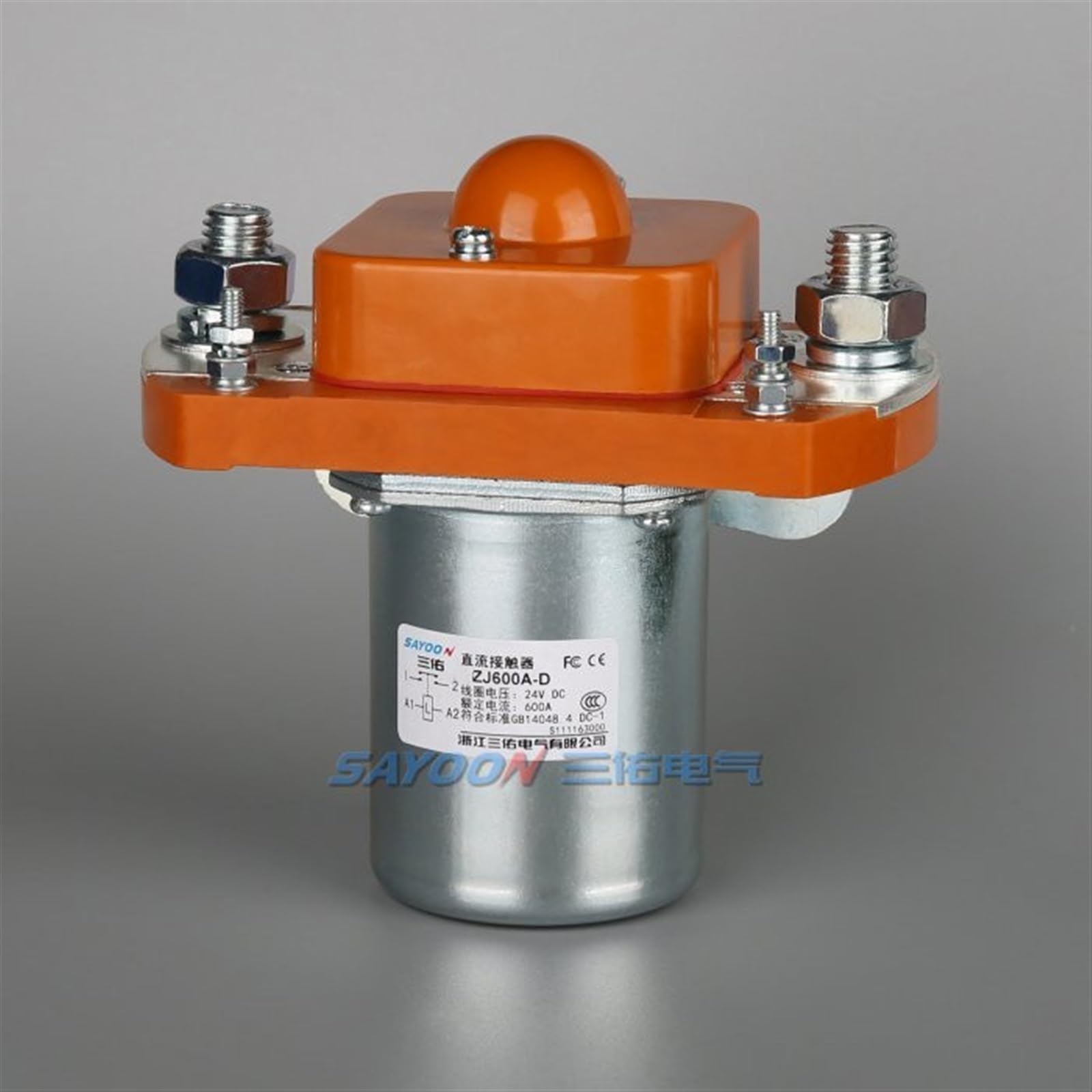QEFHSVVZE ZJ50D 100D 200D 300D 400D 600D DC contactor 12V 24V 36V 48V(Zj600d,DC 36V)