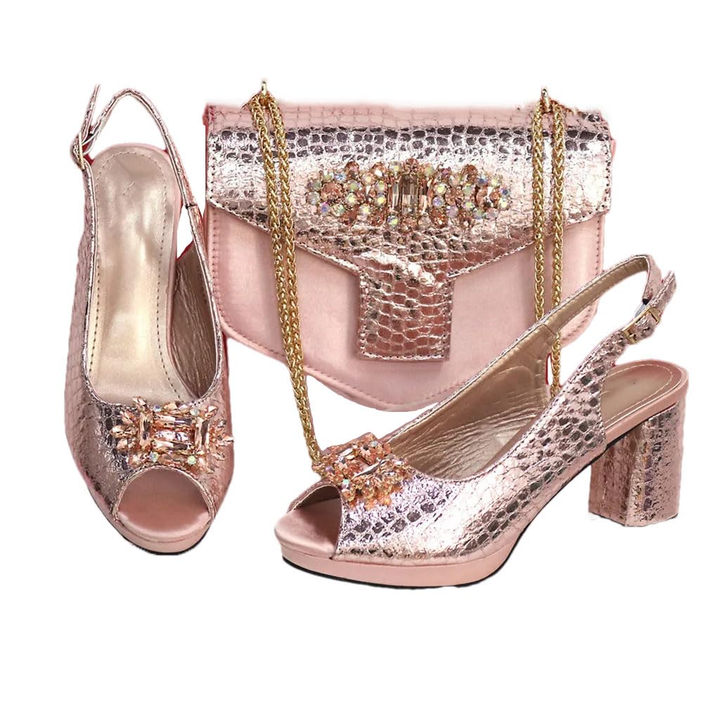 Chaussures et sac ensemble talons ouverts pour ne plus chercher votre tenue