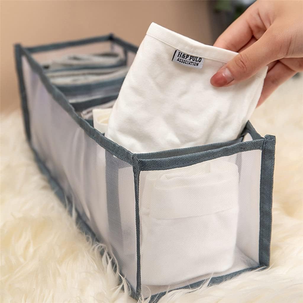 Foldable Underwear Bra Clothes Organizer for Drawer Closet Wardrobe Home Storage Box Dividers for Socks image 4