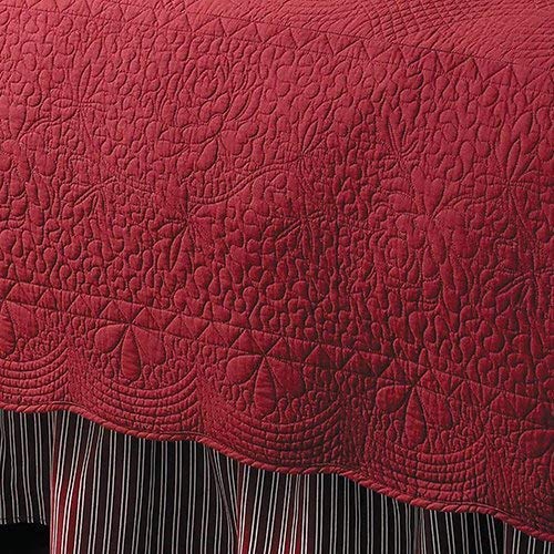 Stone Cottage Trellis Collection 5-Piece Daybed Set, Scarlet