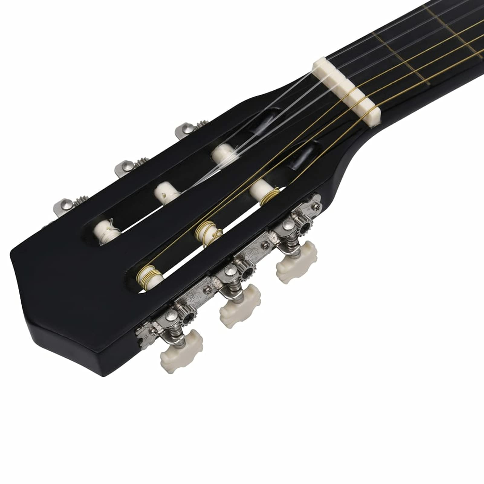 LAPOOH Set Chitarra Classica per Principianti 8 pz Nera 1/2 34",Arte e Svago,Hobby e Arti Creative,Strumenti Musicali,Strumenti a Corda,Chitarre-70127