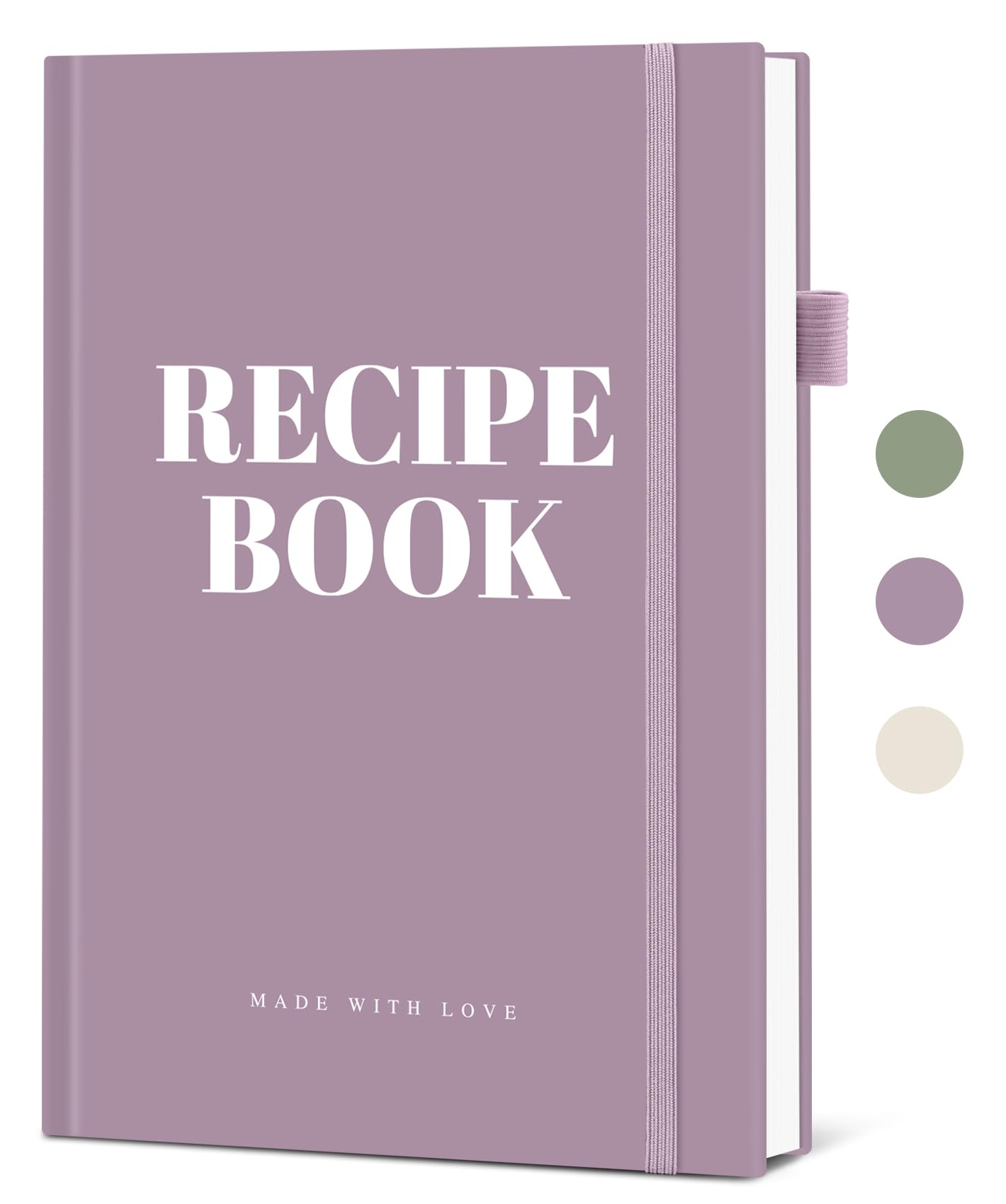 Taja Recipe Book to Write in Your Own Recipes, Aesthetic Personal Blank Recipes Cook Book Journal with 70 Recipes, Family Recipe Book, Recipe Notebook to Organize Your Recipes - 5.3" x 8.2", PurpleThe Forest Stewardship Council