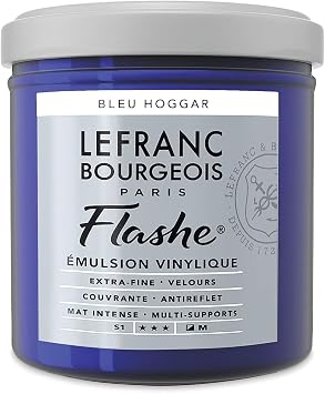 Lefranc & Bourgeois - Flashe Matte Artists Color - جرة سعة 125 مل - Hoggar Blue