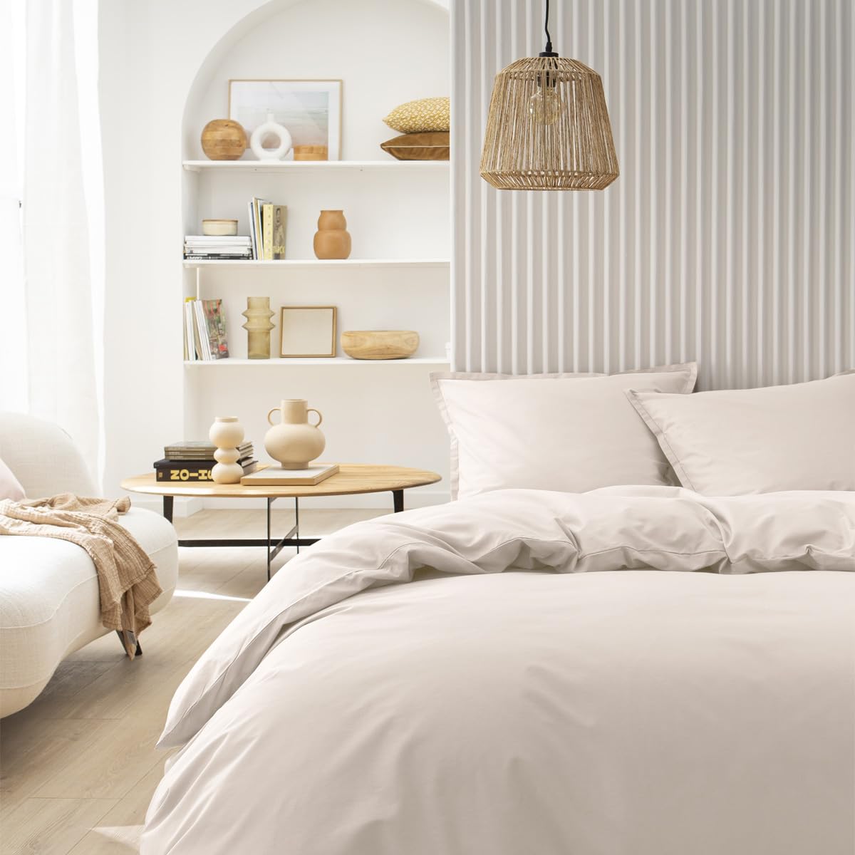 Soft Cream Cough Duvet Cover 200 x 200 cm Essix