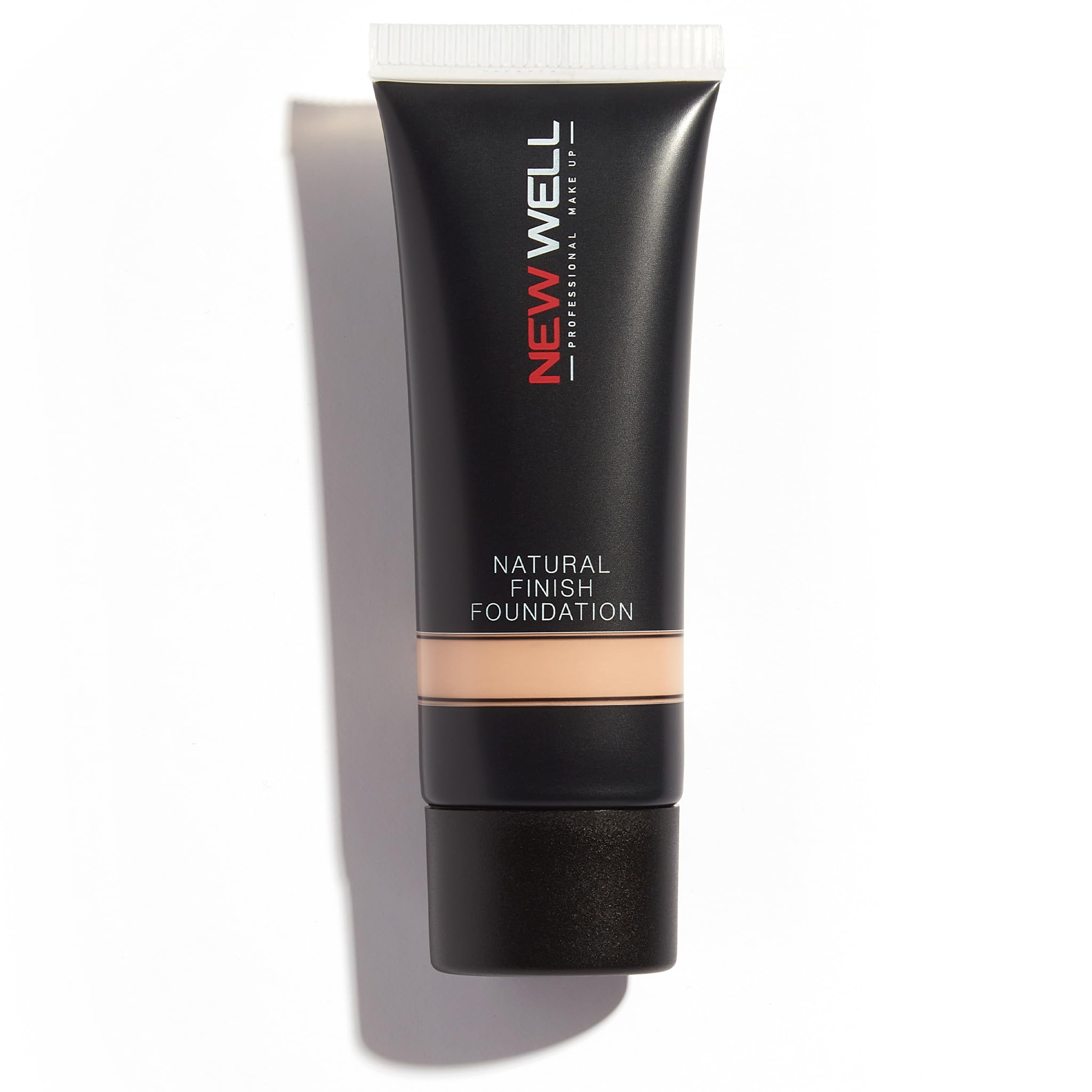 NEWWELL Mattierende Foundation | Langanhaltend glatten Teint, hohe Deckkraft, SPF30