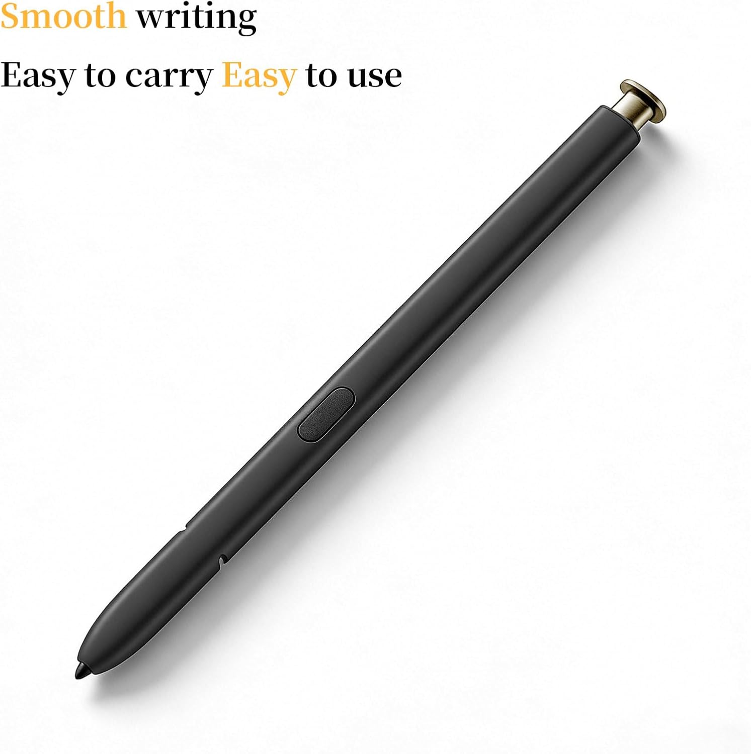 Galaxy S24 Ultra S Pen (WithBluetooth) 4096 Pressure Sensor Replacement for Samsung Galaxy S24 Ultra 5G All Versions Touch Stylus Pen with 5 Tips/Nibs (Yellow)