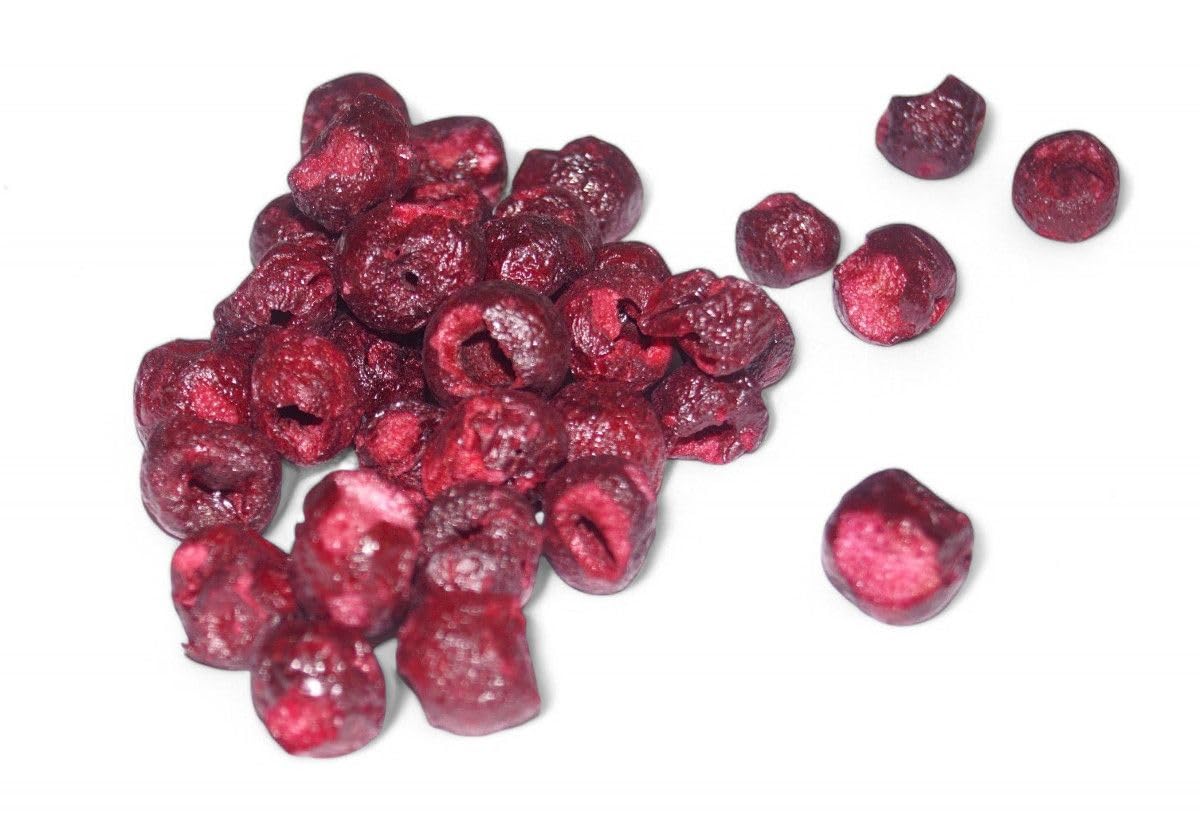 Müsli Mühle Bio Sauerkirschen gefriergetrocknet – 100% Frucht – 1000g | Für Müsli, Smoothies, Backen & als Snack – Kirschen enthalten viele Vitamine & Mineralien – getrocknete Früchte