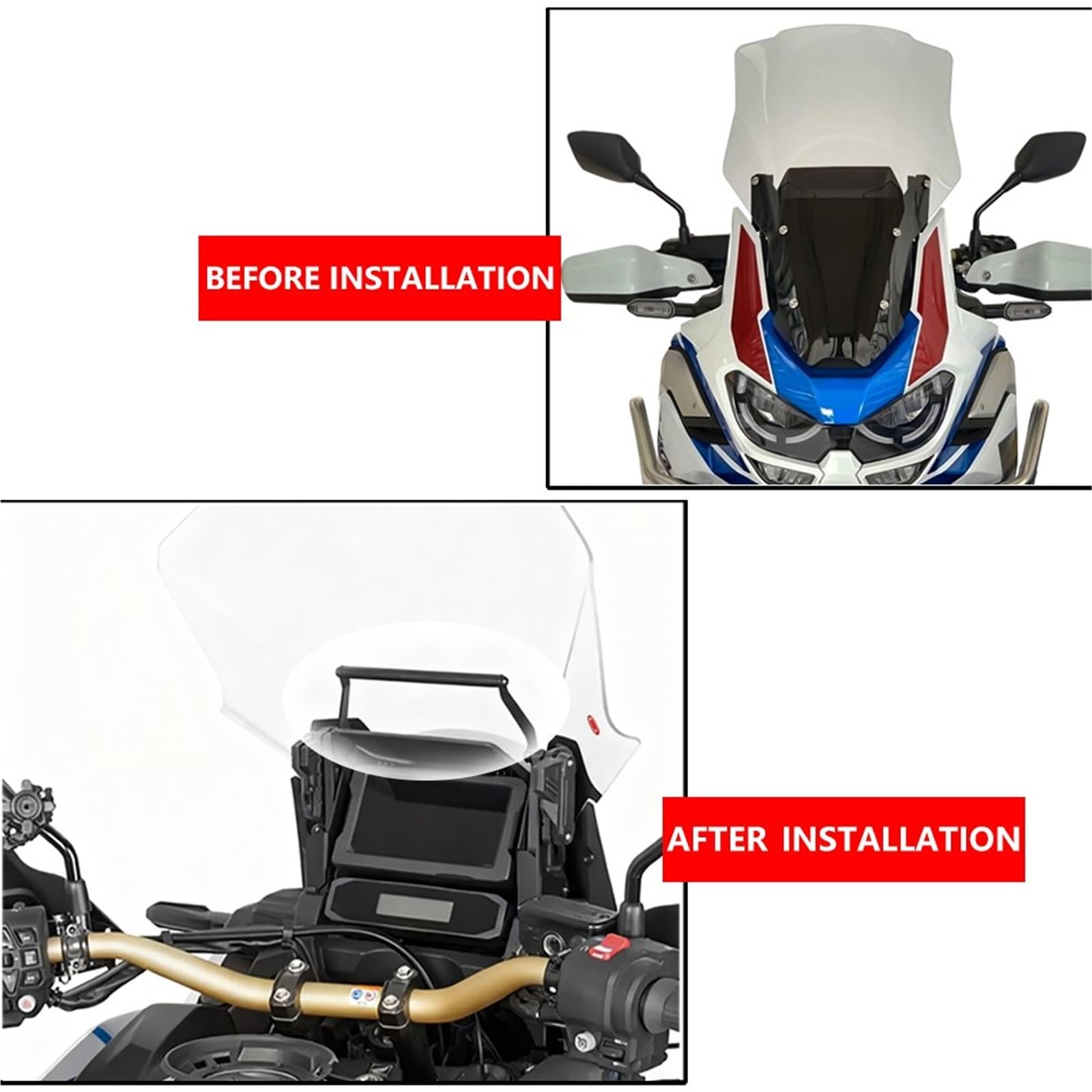 Barra Supporto Navigazione Moto Moto Staffa Navigazione GPS Supporto Telefono Leve Per CRF 1100L Per Africa Per Twin Per SPORT AVVENTURA CRF1100L 1100 2020-