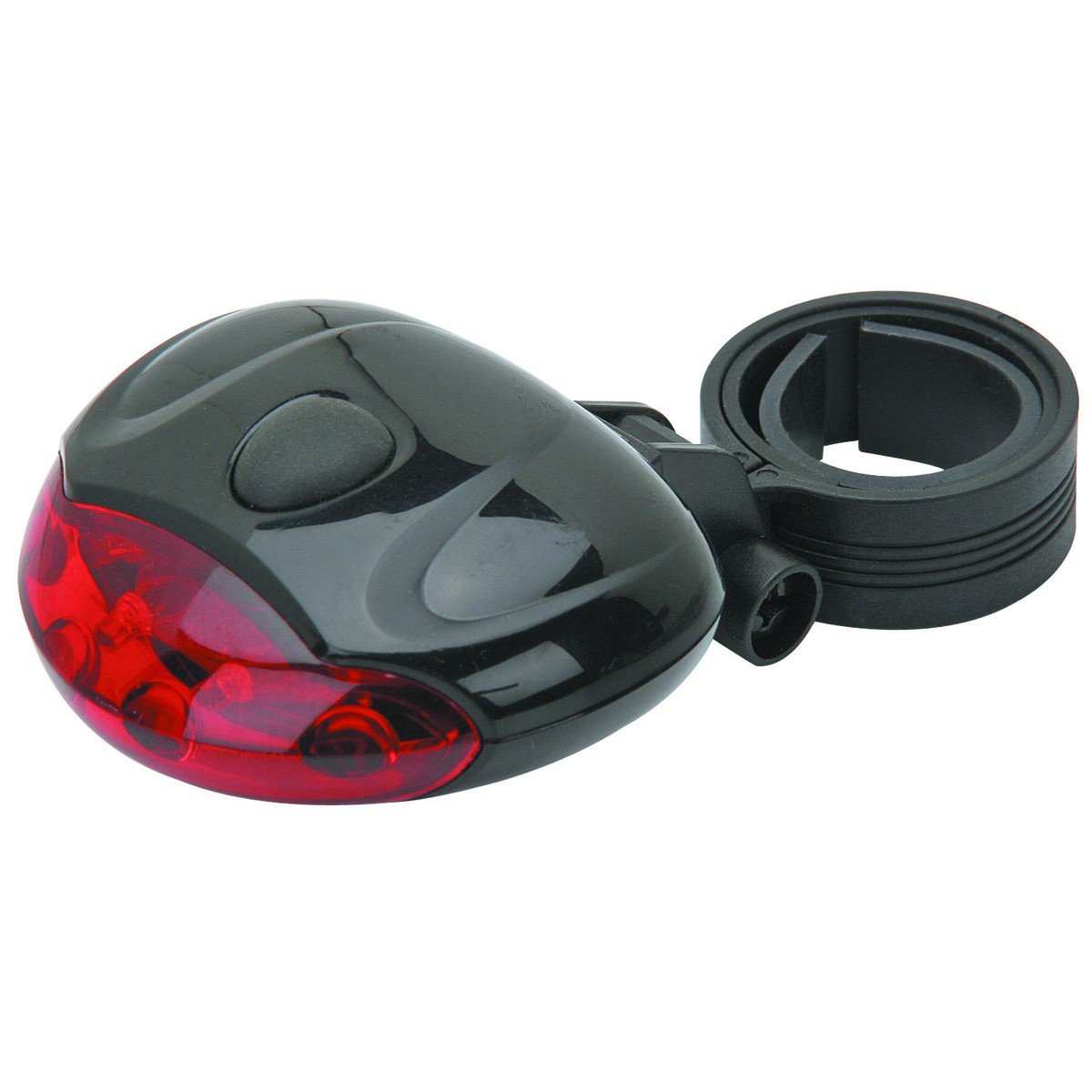 LED Bicycle Bike Taillight 3 Modes Steady On or Flashing w/ Included Batteries