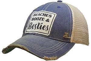 Beaches, Booze and Besties Vintage Trucker Cap