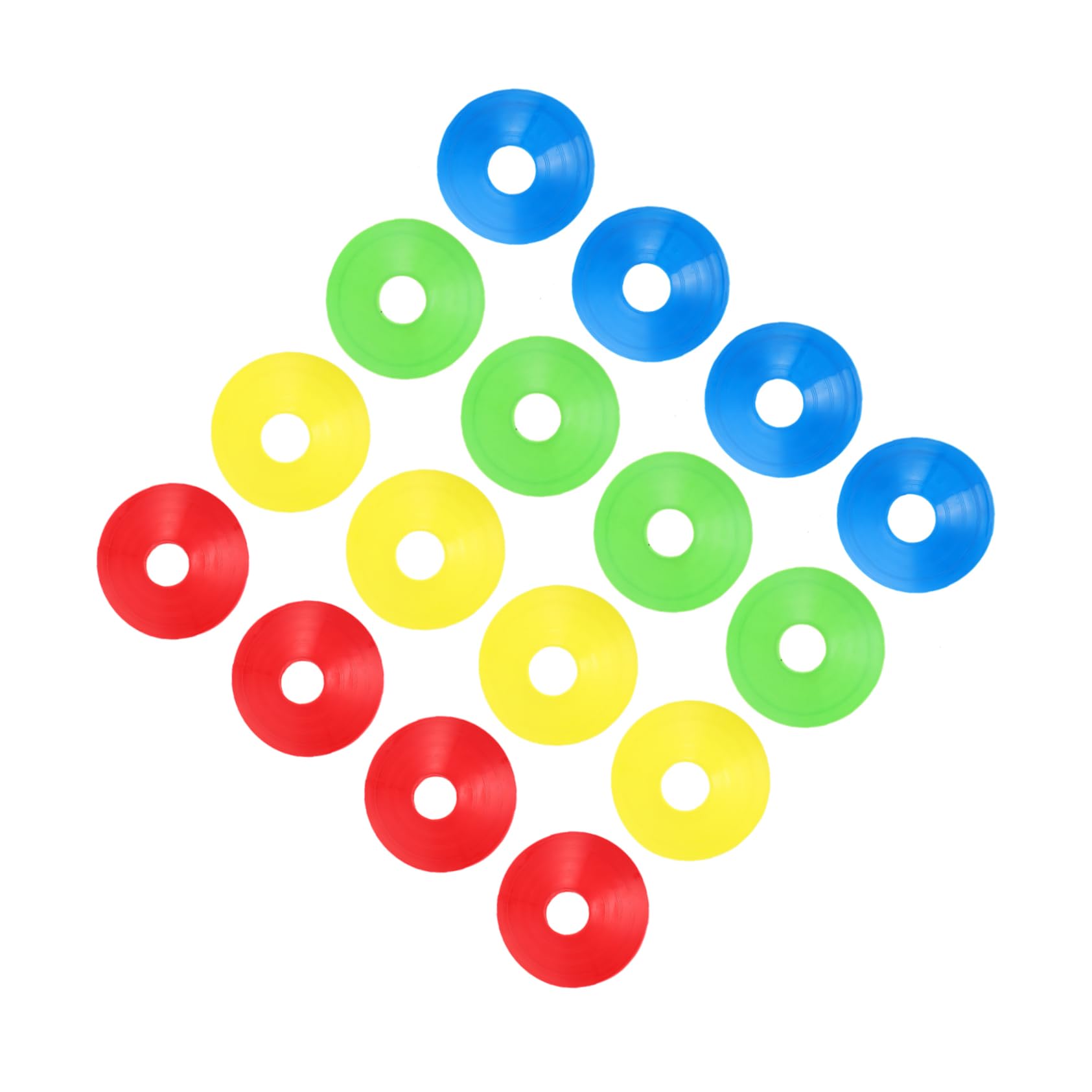 BESPORTBLE 12pcs Disc Sports Gear Birthday Party Kit Hurdles Football Training Equipment Soccer Training Equipment Soccer Training Marker Spots Small Football Accessories