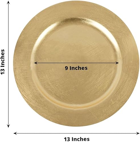 Vista 61 de Efavormart - 6 platos de carga redondos con cuentas negras de 13 pulgadas para decoración de mesa, vacaciones, boda, catering, decoración de eventos