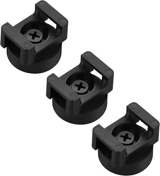 3 Pieces Cable Zip Ties Mount, Heavy Duty