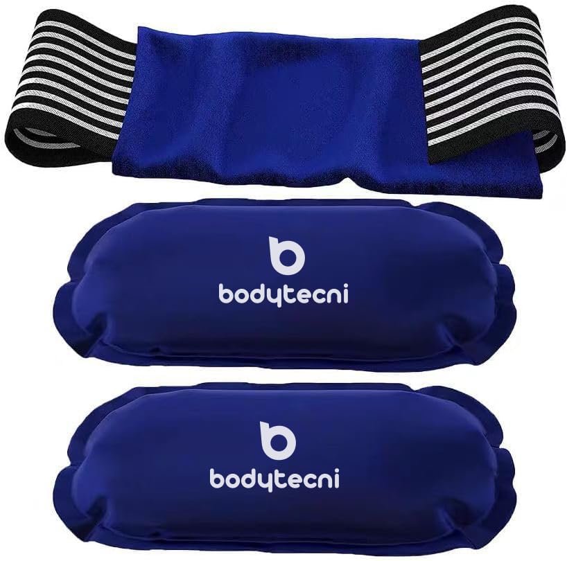 Bodytecni® Bolsas de Gel Frío o Calor Reutilizables | Bolsa de Gel Frío y Calor para Lesiones | Alivia Dolor Muscular y Articular | Ideal para Terapias, Rodillas, Manguito Rotador y Más