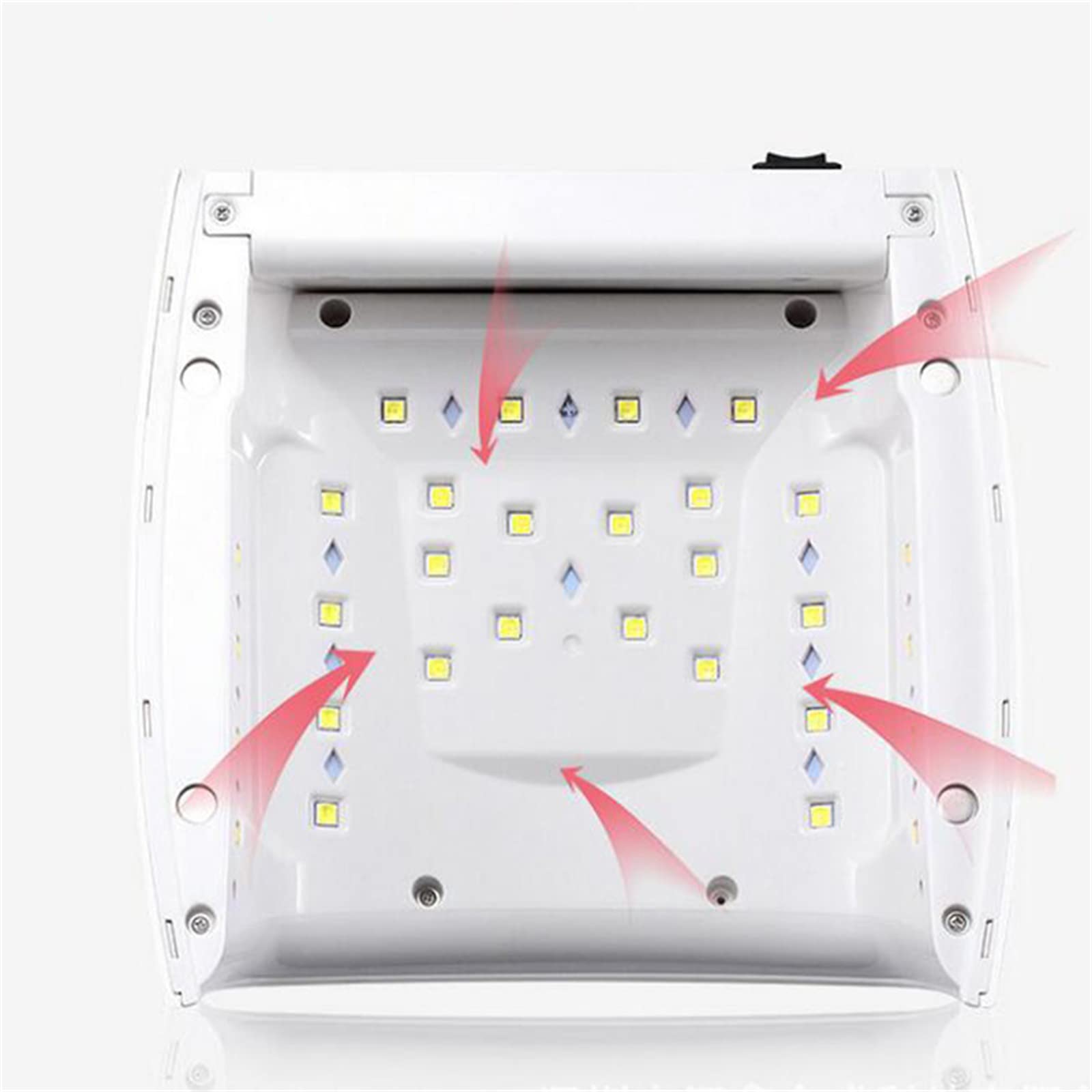 Akumulatorowa lampa UV do paznokci, bezprzewodowa lampa do paznokci 48 W, lampa do paznokci LED 7800 mAh Bateria do suszenia paznokci Pedicure Manicure Światło Lampa UV do paznokci żelowych