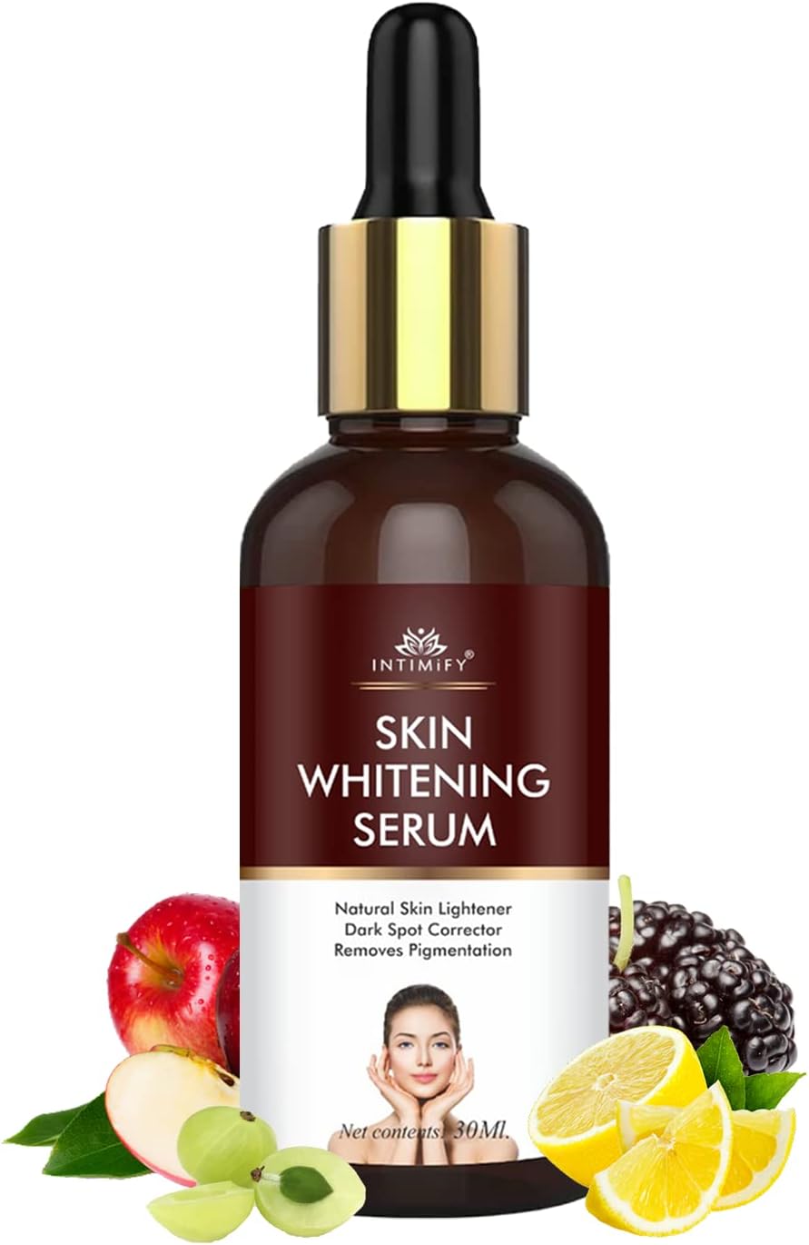 INTIMIFY Face Serum Vitamin C For Glowing Skin With Hylauronic Acid, Skin & Face Whitening and Brightening Serum For Pigmentation and Dark Spot For Women & Men 30 ml (Pack of 1)