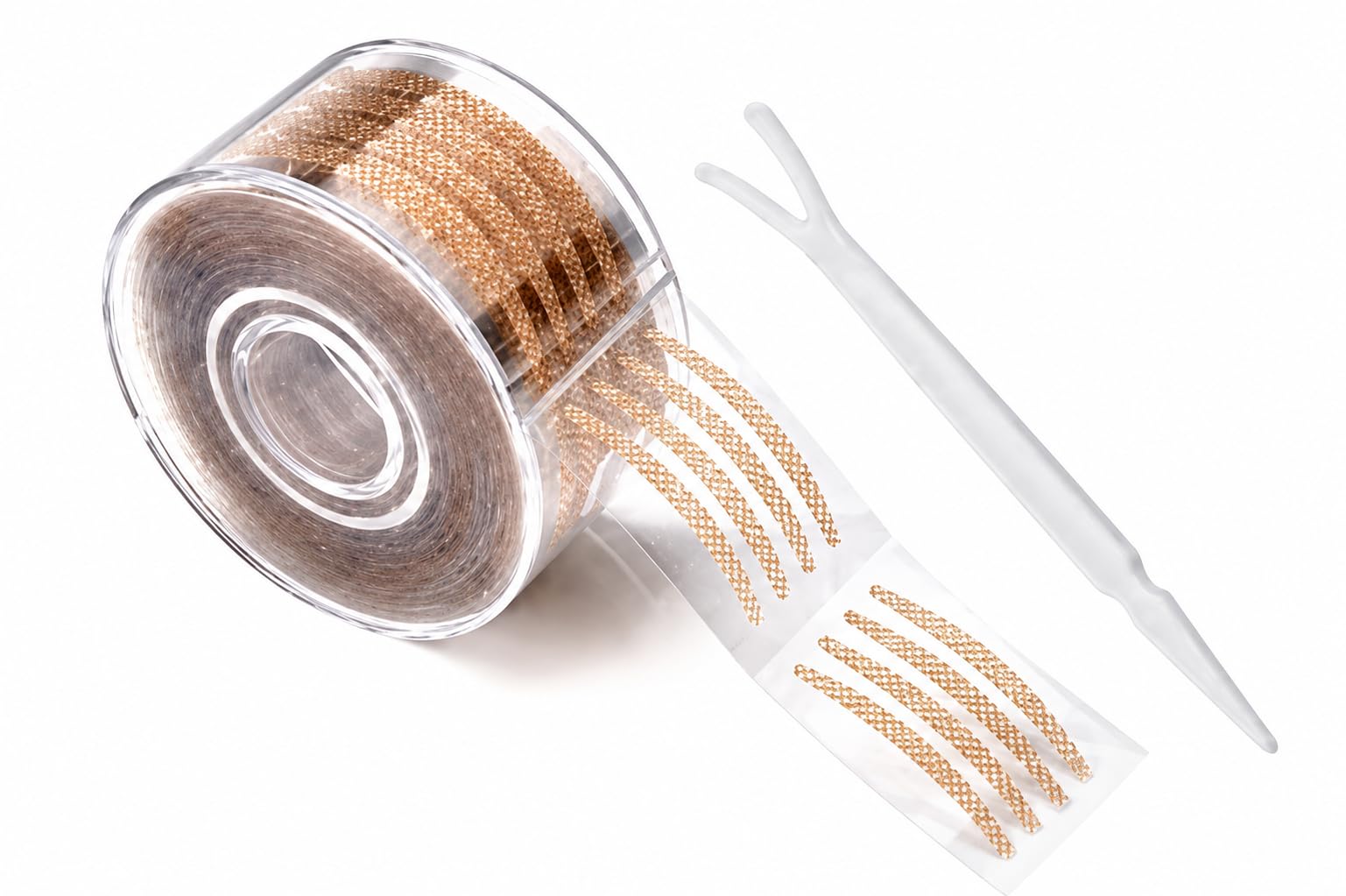 IRAZONE Tape for Double Eyelid Invisible Waterproof Eyelift Strips tape for hooded eyes Makeup Sticker Strips with Fork Eye Tape Double Eye Stickers Eyelid tape sticker-image-17