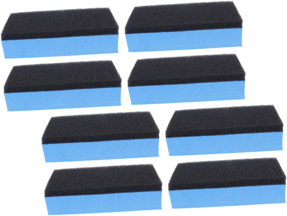 High Density Car Wax Applicator Pad Set 8pcs Dual-Sided Polishing Sponge for Auto Detailing for Car Paint Protection and Cleaning