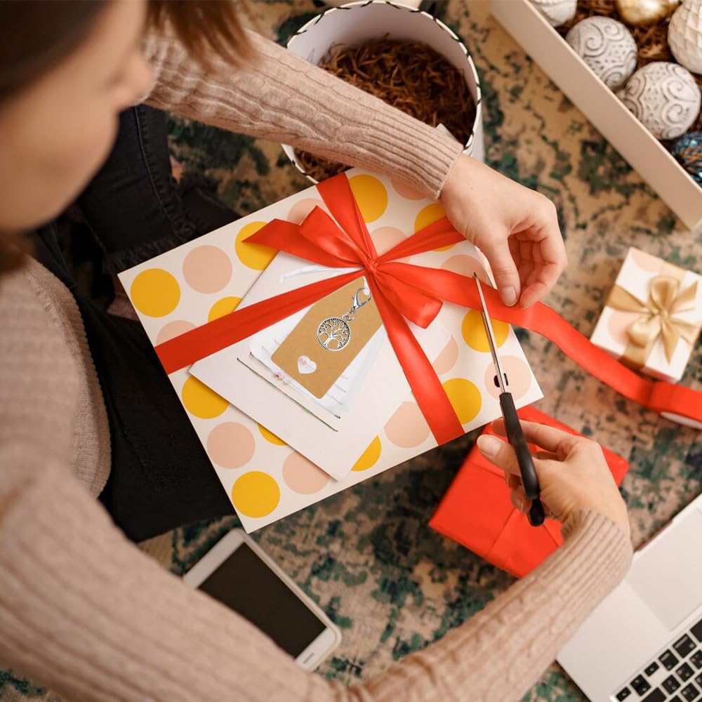 40 Pezzi Portachiavi Albero Della Vita,40pz Sacchetti Organza,40 Kraft Card Albero Dellas Lega Dellas Vita Portachiavi Ciondolo Alber Della Vitas per Battesimo Comunione Bomboniere Matrimonio