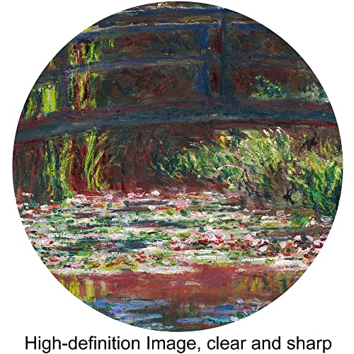 Water Lily Pond 1900 by Claude Monet Framed Size:26x22 inches,Image Size:20x16 inches World Classic Reproductions For HomeDecor,Wide Gold Frame - Image 4