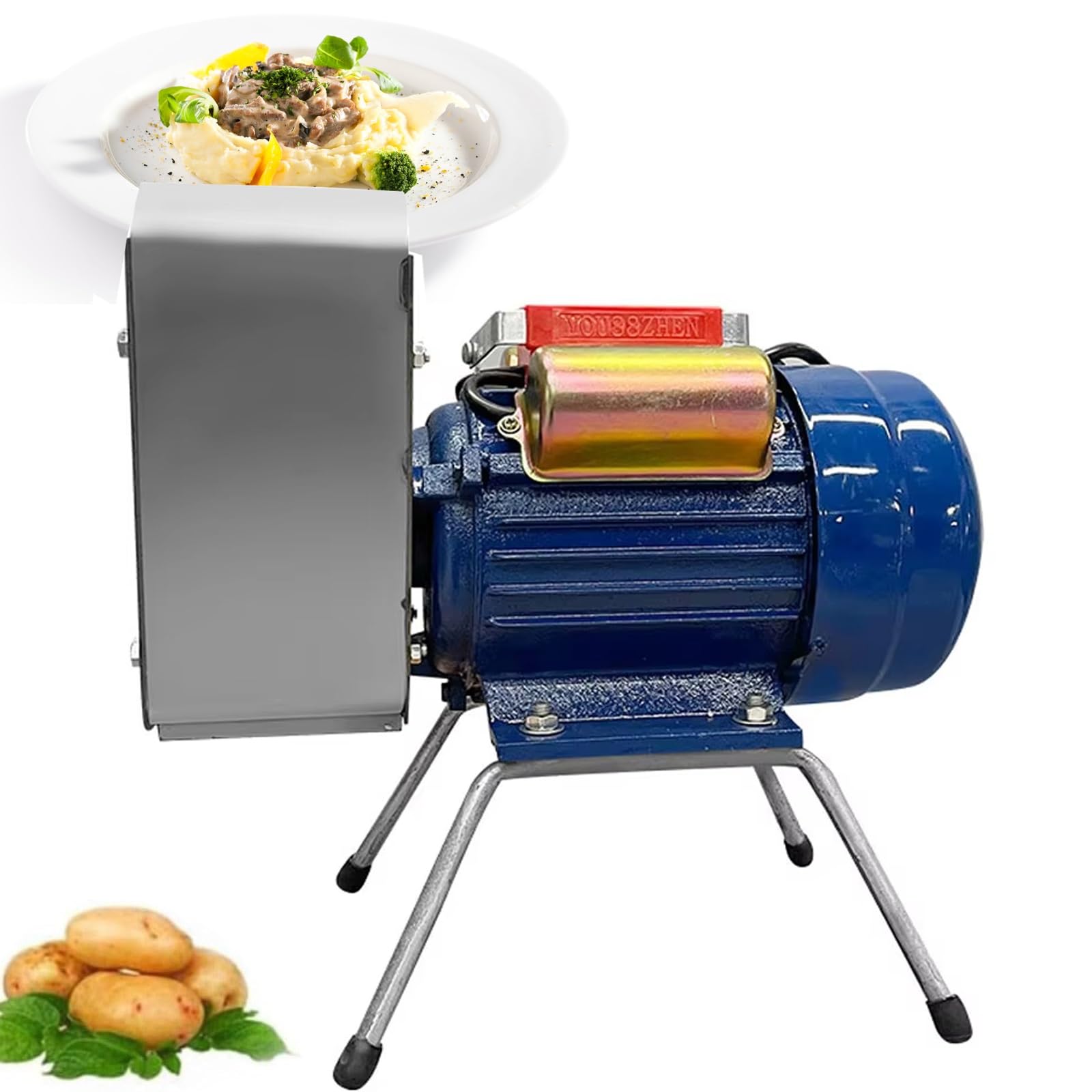 Outils de mélangeur pour ail et tomates avec ce broyeur électrique en acier inoxydable