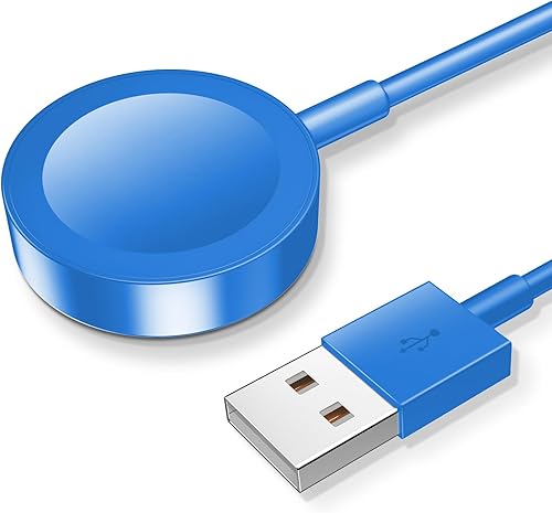 Vista 33 de Cargador magnético de carga rápida para Apple Watch, carga inalámbrica magnética compatible con iWatch Series Ultra/10/9/8/7/6/SE/SE2/5/4-[3.3 pies]