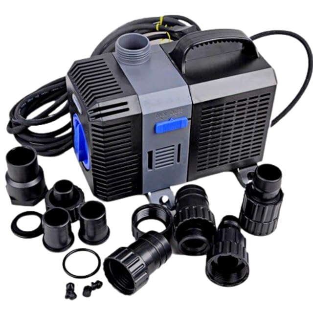 Foto 3 de 7 de Aquaristikwelt24 CTP de 5000 Acuario & Motor Eco Bomba para Estanque (30 W 5000 L/h bomba de extracción, Bomba