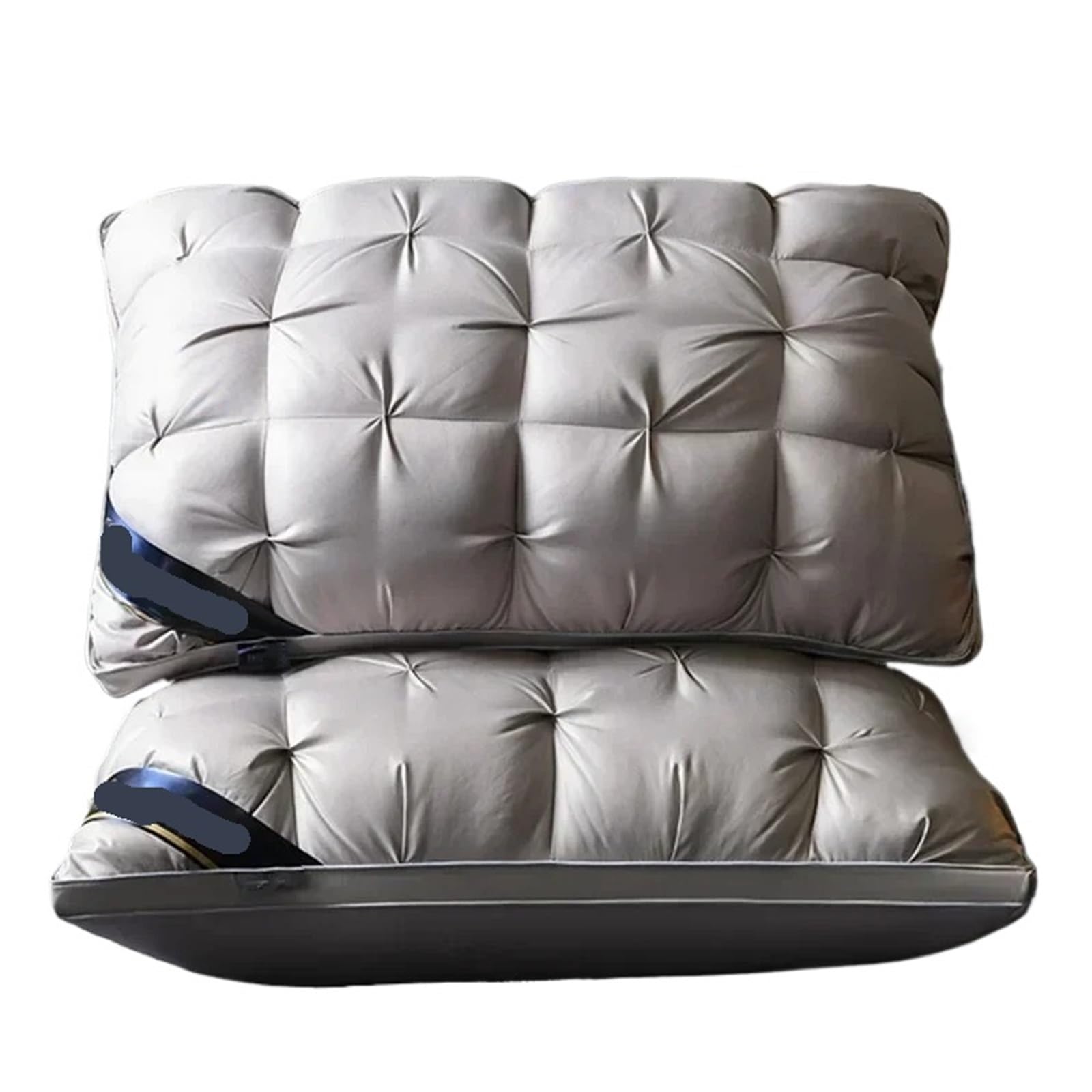 Noble White Goose Down Pillow Sleep Down-Proof Queen King Cotton Neck Protection Bed Pillows Color-01