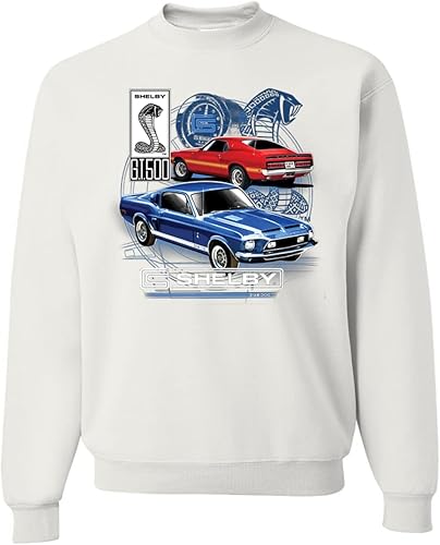 Wild Bobby Shelby GT 500 Cobra Ford Motors - Regalo oficial para hombres, automóviles y camiones, sudadera unisex con cuello redondo