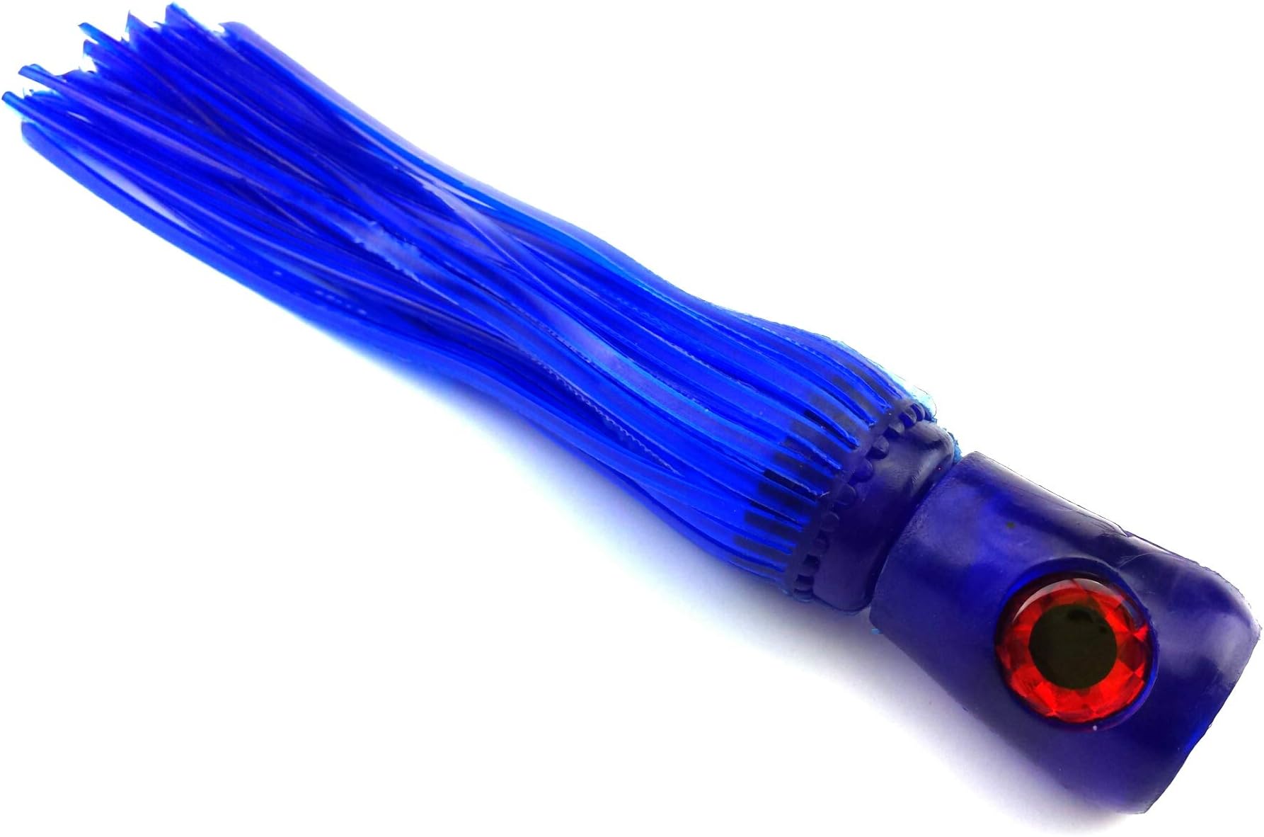 Squidnation Big Chugger 9 Inch Soft Head Double Skirted Marlin & Tuna Lure (Electric Blue)