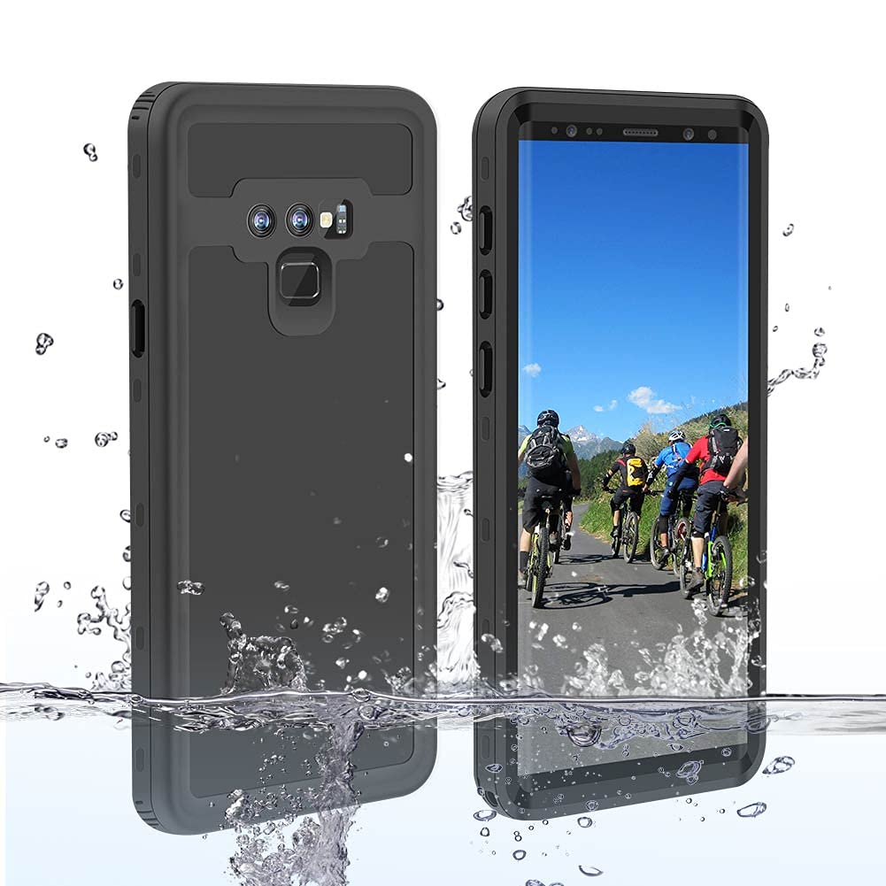 IP68 Waterproof Case for Galaxy Note 9, 6.4 in Water/Snow/Dust/Scratch Proof Case Full Sealed Coverage with Built in Screen Protector Perfectly Fit for Samsung Note 9(Black)