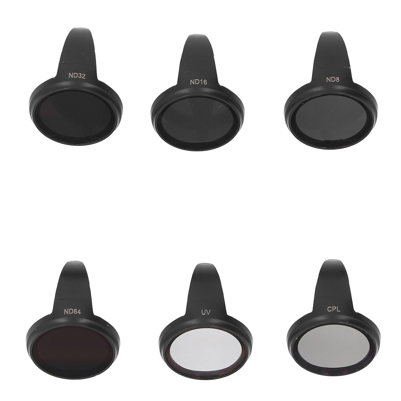 Set Filtri Drone per 6 Pezzi Filtri per Obiettivo Fotocamera UV CPL ND8 ND16 ND32 ND64 per NEO