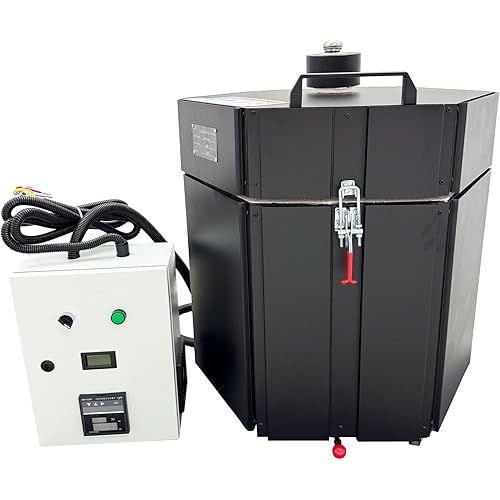 HQHAOTWU Electric Kiln Ceramic Electric Burnout Oven Kiln 1280℃ Electric Kiln High Temperature Heating Machine 220V 4KW