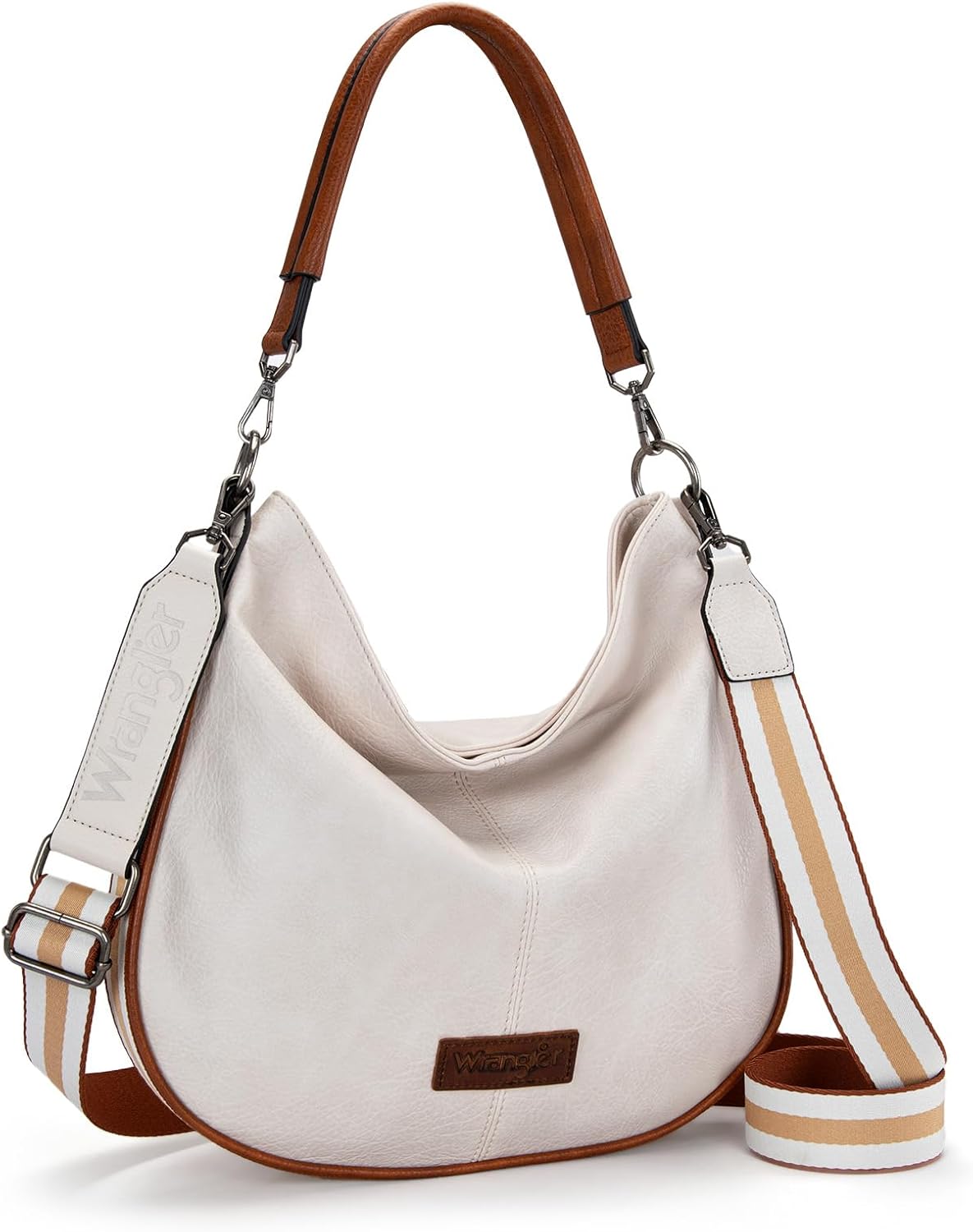 Wrangler Hobo Bags Large Crossbody Bag for Women Shoulder Purse Handbags with Adjustable Strap