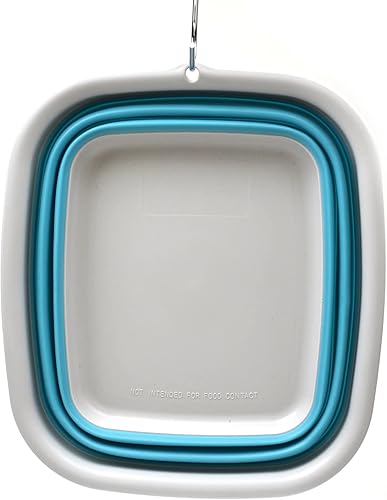 Miniatura 6 de SAMMART Jarra plegable para lavabo, lavabo portátil, ahorro de espacio, S
