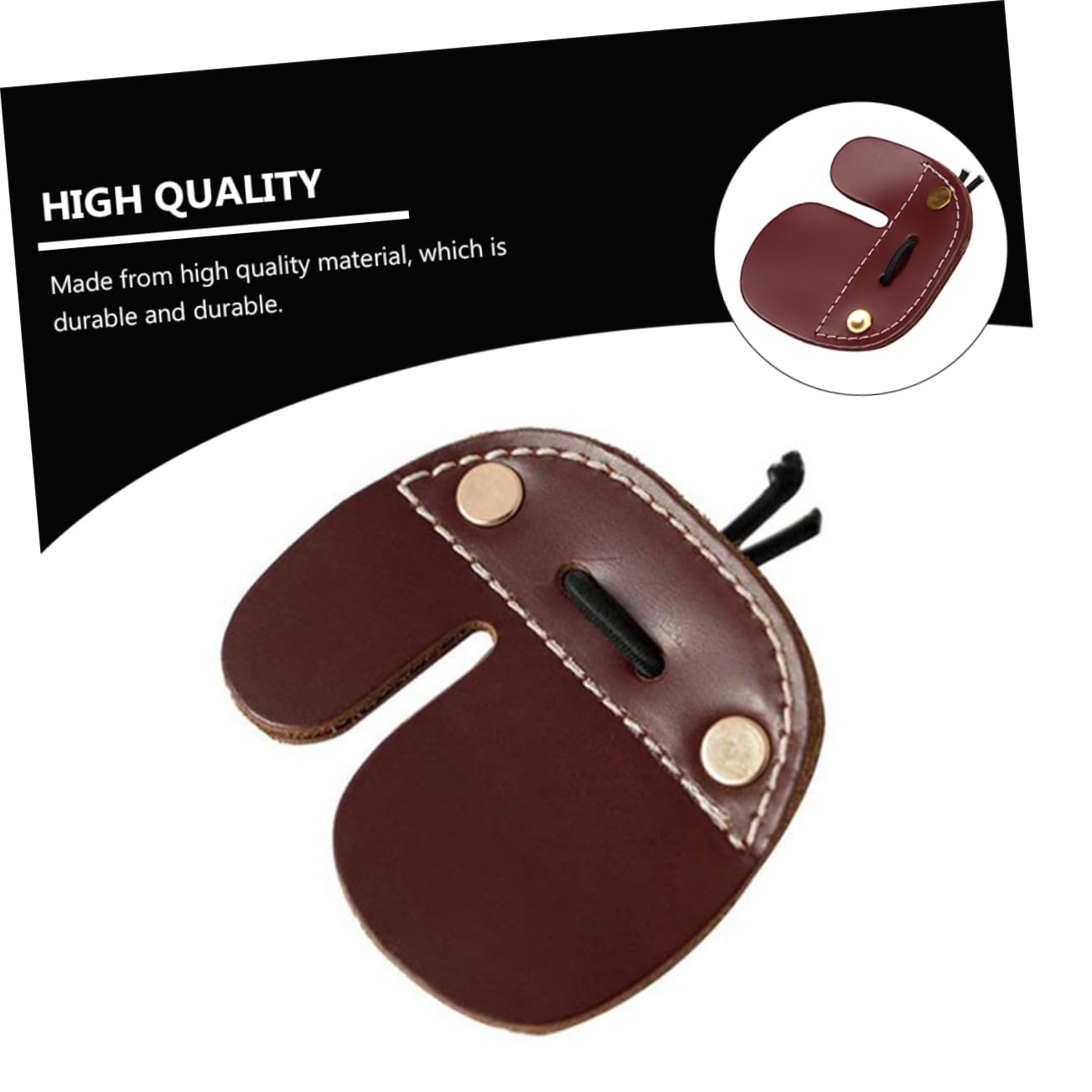 balacoo Archery Hunting 3-Finger Protection Archery Accessories Cover Arrow Finger Cover Comfortable Durable Gear