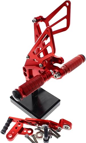 Miniatura 21 de FXCNC Juego de estriberas ajustables para motocicleta CNC K9 K11 compatibles con GSXR 1000 GSXR1000 GSX-R1000 2009-2016 Oro