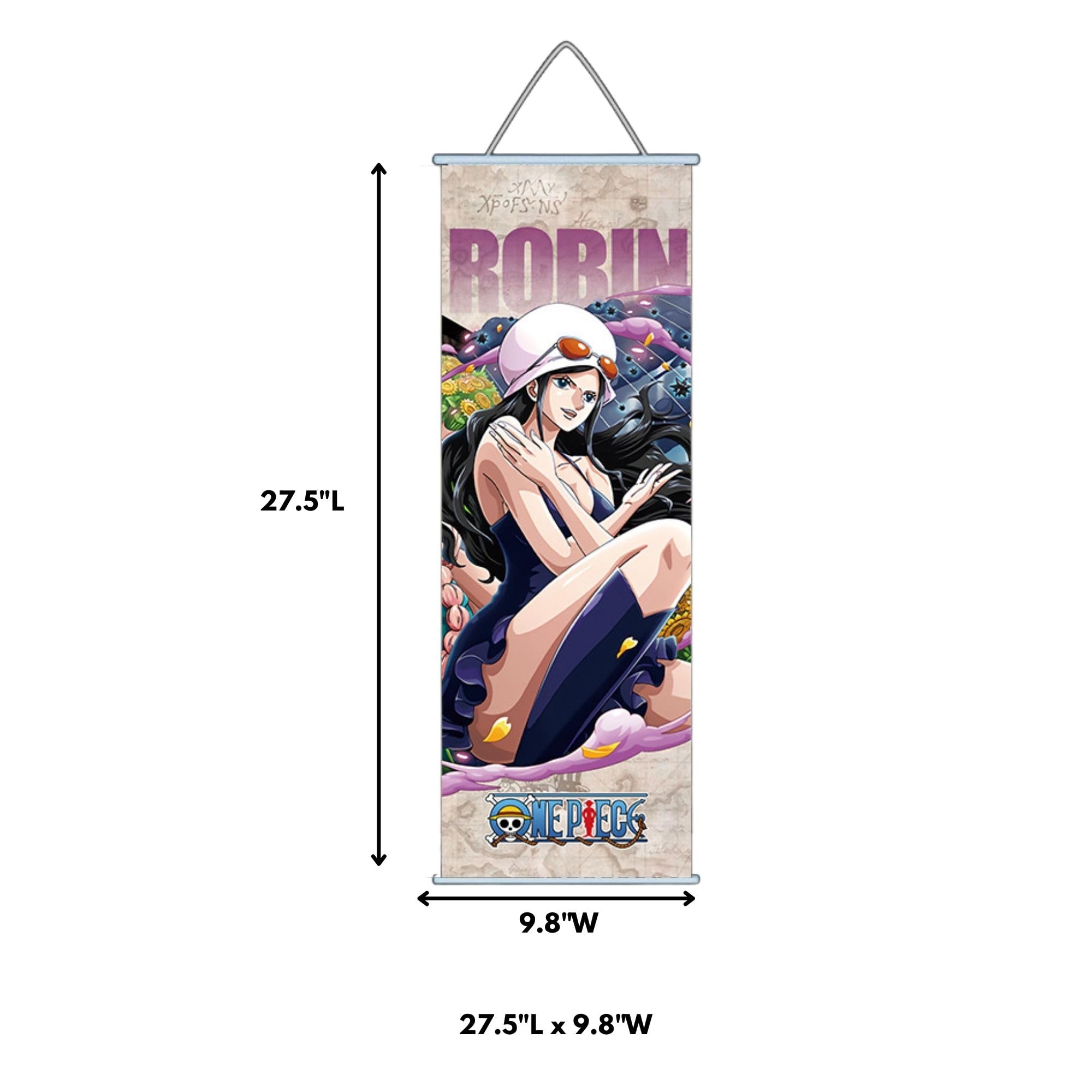 Amazon.com: One Strawhat Cre Piece Anime Wall Scroll Poster Robin