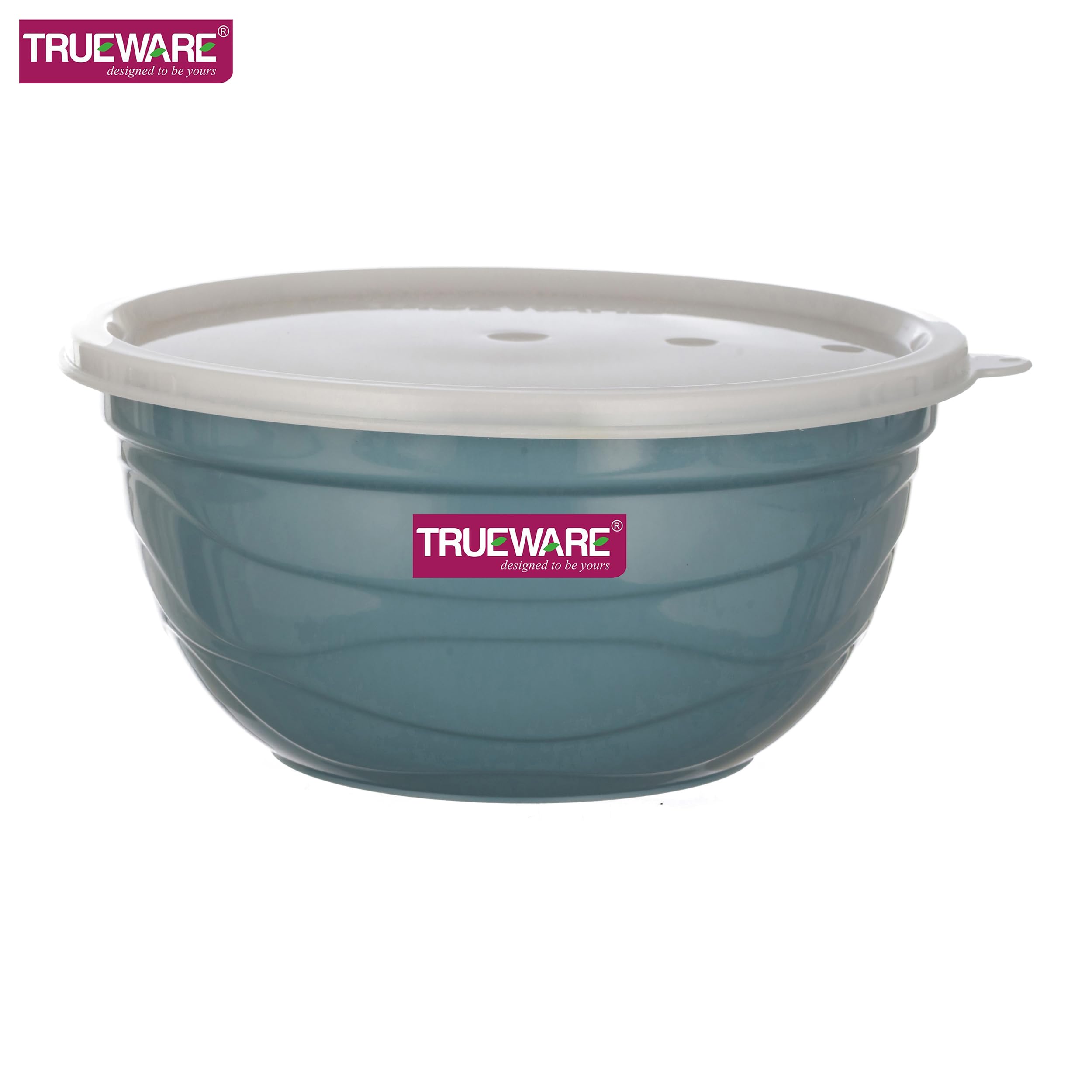 Trueware Stainless Steel Microwave Bowls - Set of 3 -8