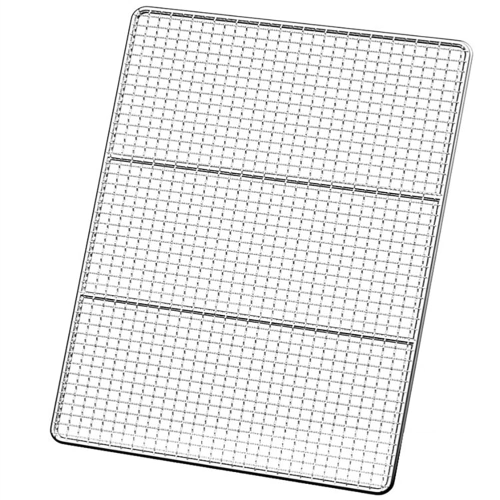 Ponadwymiarowy stojak do grillowania ze stali nierdzewnej, wielofunkcyjny okrągły ruszt do gotowania na świeżym powietrzu, ogniska i grillowania żeber, 56 x 36 cm, akcesoria do naczyń kempingowych