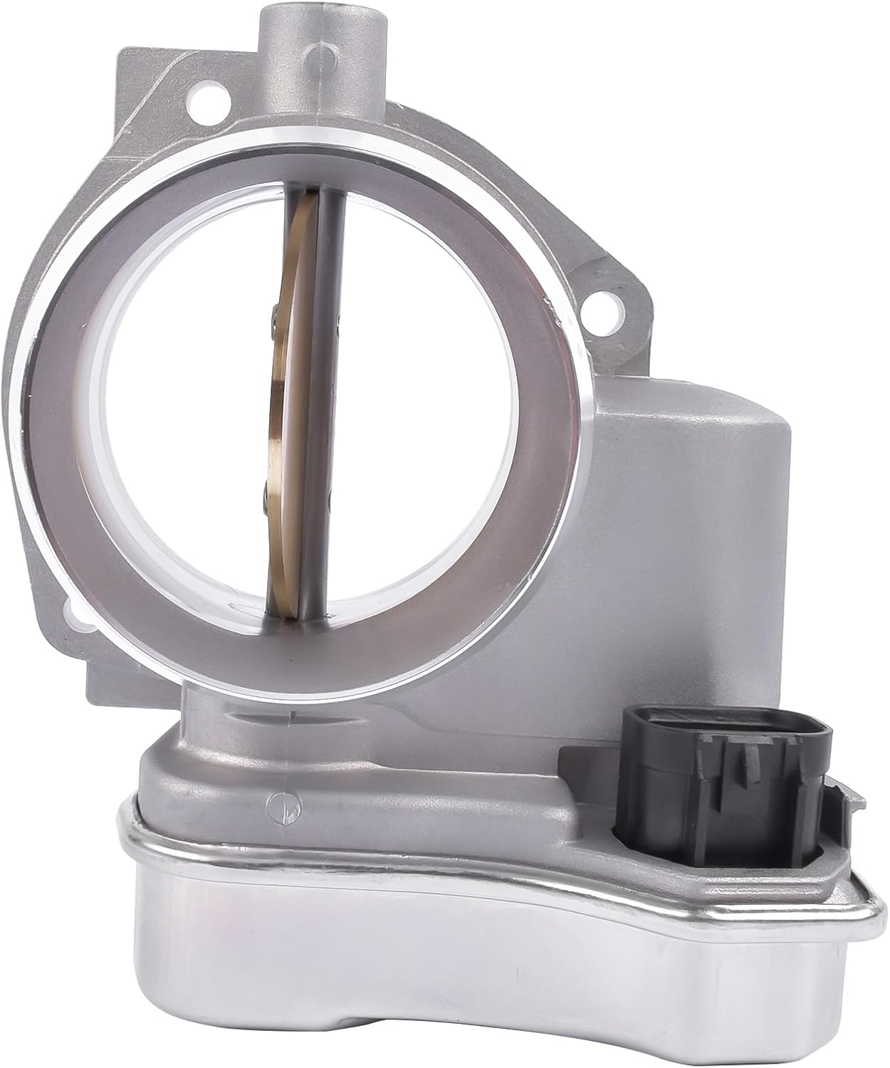 Intake Throttle Valve Assembly Replacement for International MaxxForce DT 1872145C1 1876113C91, Direct Fit Electronic Throttle Body with Integrated Sensor, Commercial Truck Engine Component