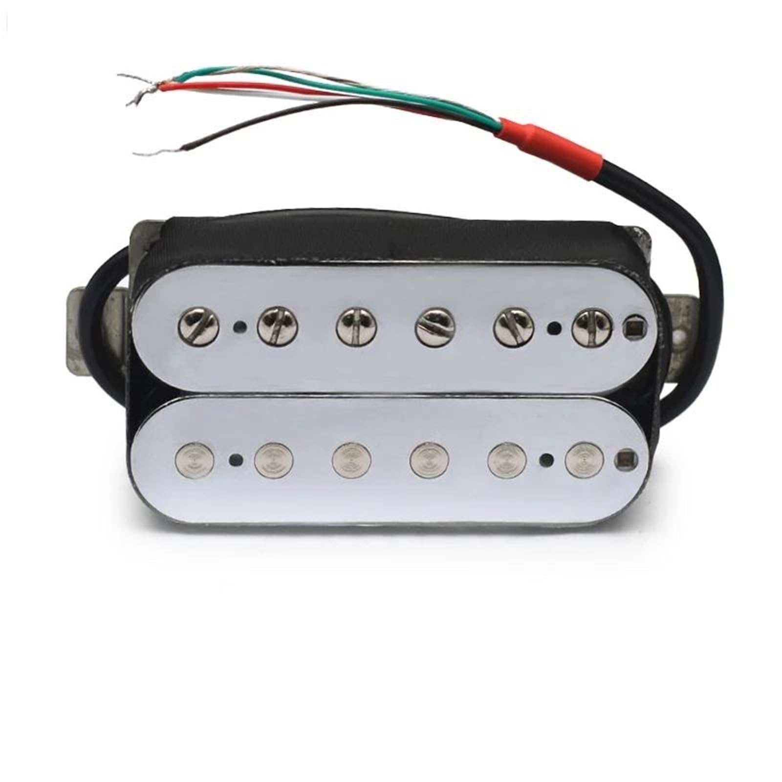 Miłośnicy Muzyki Przetworniki Do Gitary Elektryczn Alnico 5 Przetwornik Do Gitary Elektrycznej Humbucker Double Coil Pickup Alnico V Części Do Gitary Srebrny(B)