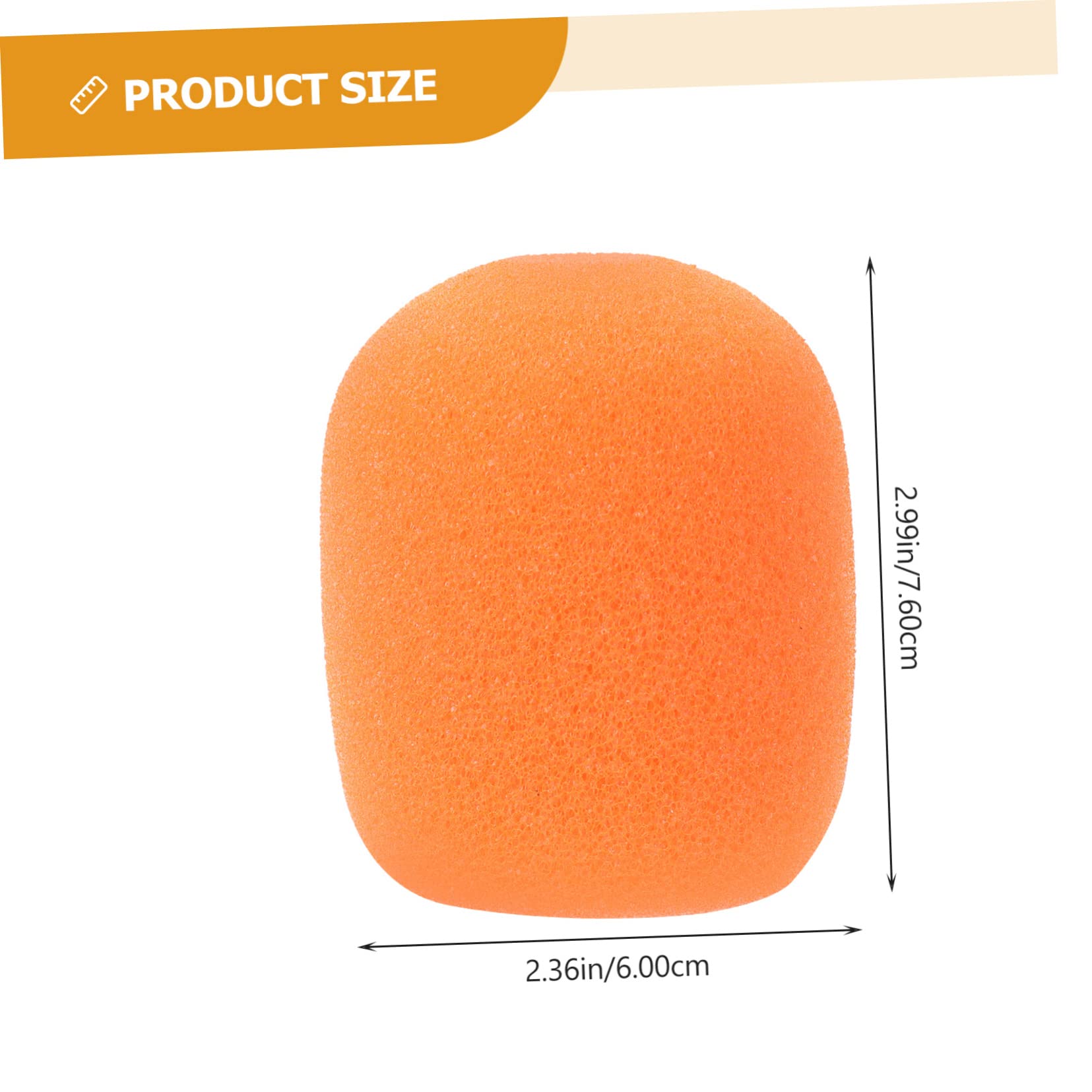 INOOMP 1 Set Microphone Covers with Drop Rings Durable Splash Sleeves for Stage Performances News Interviews Ktv and Covers