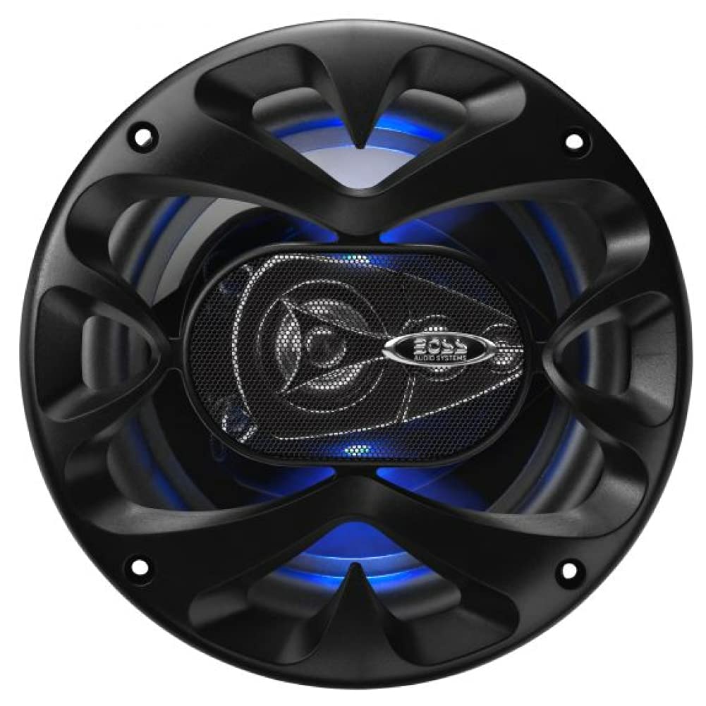 2 Altavoces Compatible con Boss Audio Systems BE654 BE 654 coaxial 4 vías 6.5" 16.5 cm 150 vatios rms 300 vatios máx 4 ohmios suspensión de Goma, un par