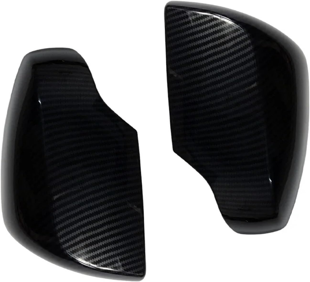 Compatible For Subaru Forester XV 2014-2017 Car Rearview Side Mirror Cover Wing Cap Sticker Exterior Door Rear View Case Trim Carbon Fiber(Carbon Fiber)